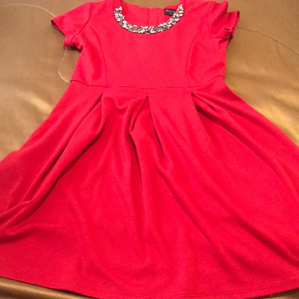 Red child’s dress
